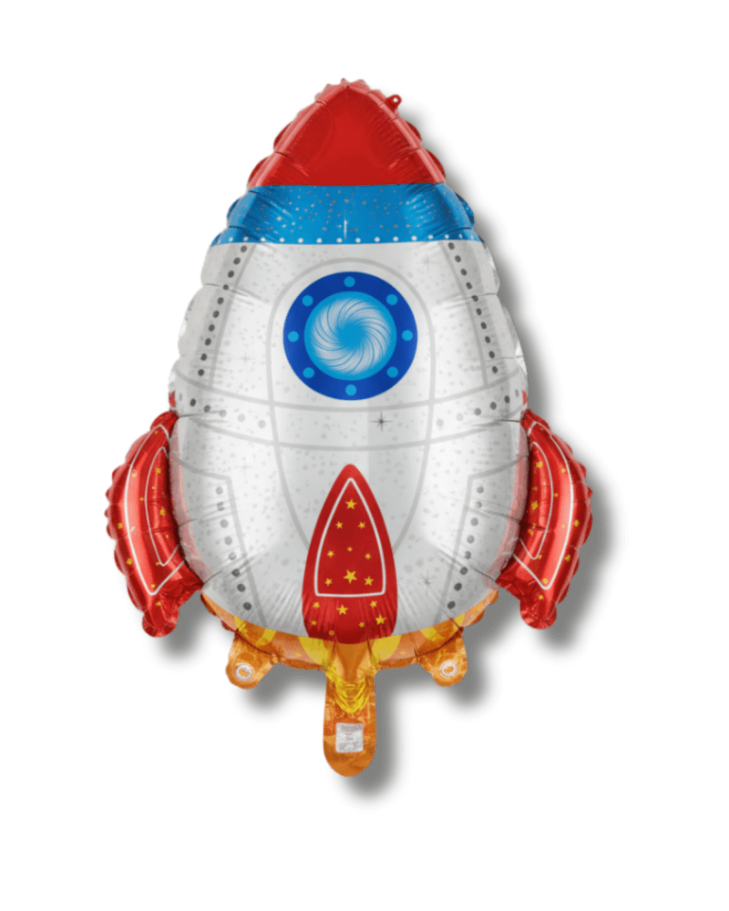 Rocket Ship Foil Balloon – Space Theme Party Decoration for Kids