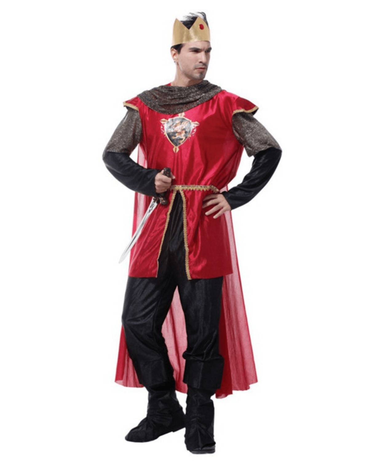 Honorable King Costume for Men – Royal Medieval King Fancy Dress
