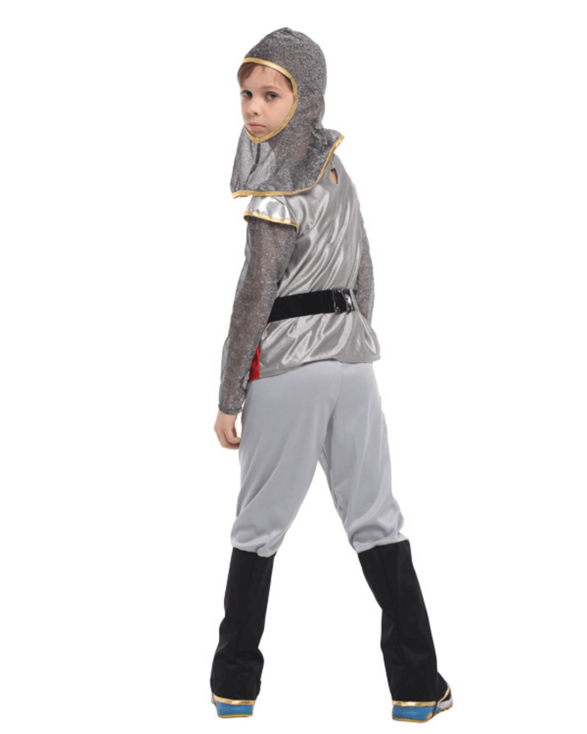 Royal Warrior Costume for Kids – Medieval Knight Armor Outfit - Image 2