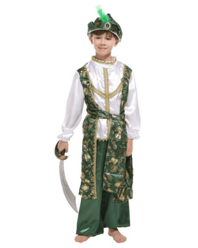 Arabian Warrior Costume for Kids – Traditional Middle Eastern Knight Outfit
