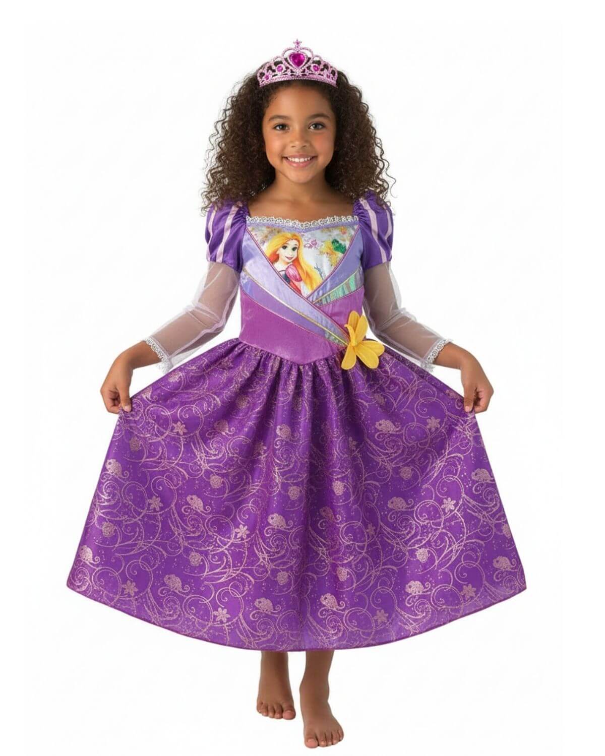 Disney Princess Rapunzel Shimmer Costume For Girls - Image 2