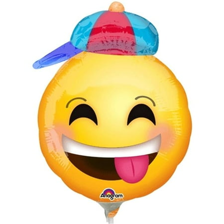 A30 Happy Emoticon With Hat Mini Shape Balloon
