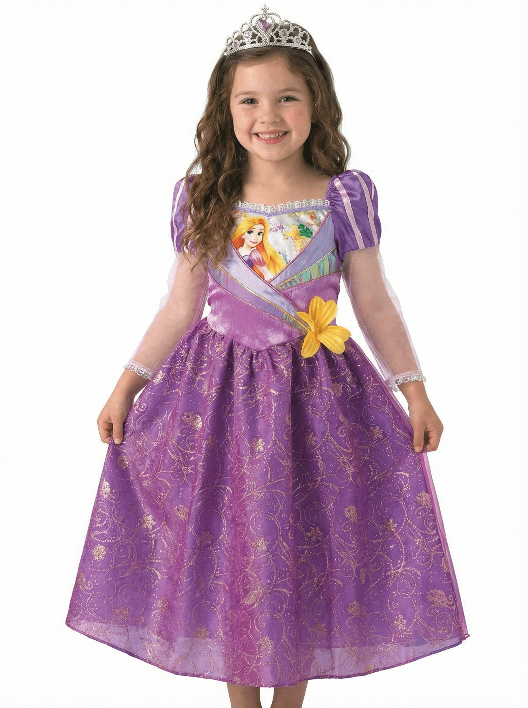 Disney Princess Rapunzel Shimmer Costume For Girls - Image 3