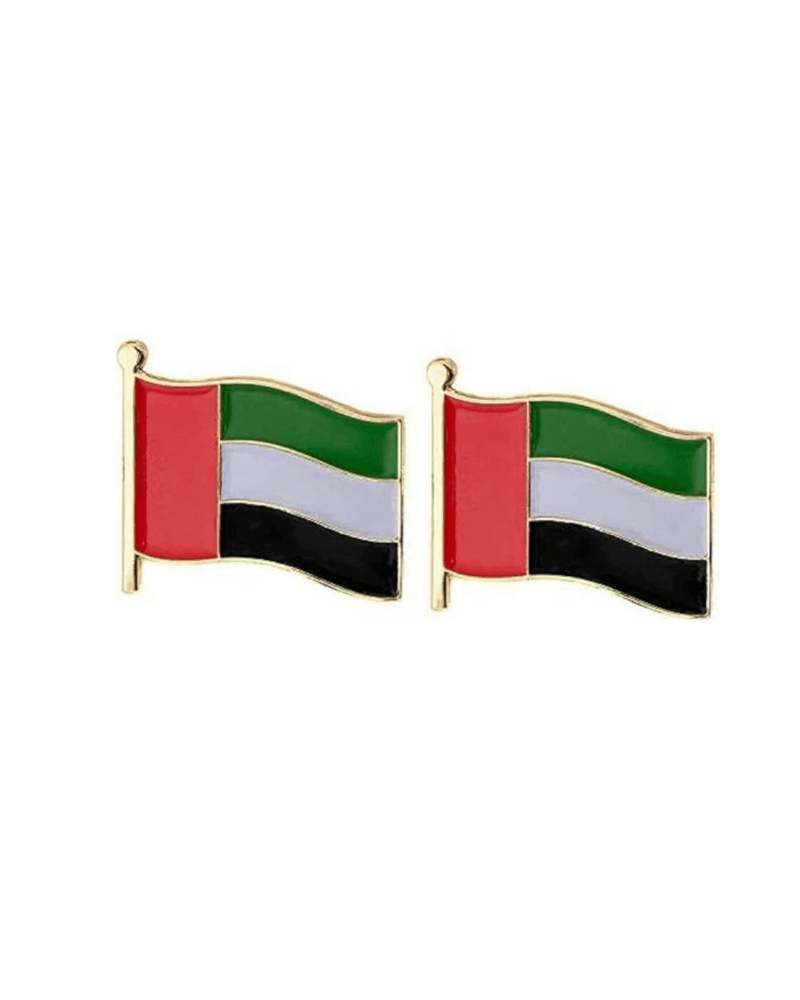 UAE National Flag Lapel Pins Brooch Badge Emblem UAE For National Day