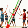 UAE Flag Balloon stick lot Inflatable Cheering Stick Clapper Ideal for Parades, Schools, and National Day Decorations
