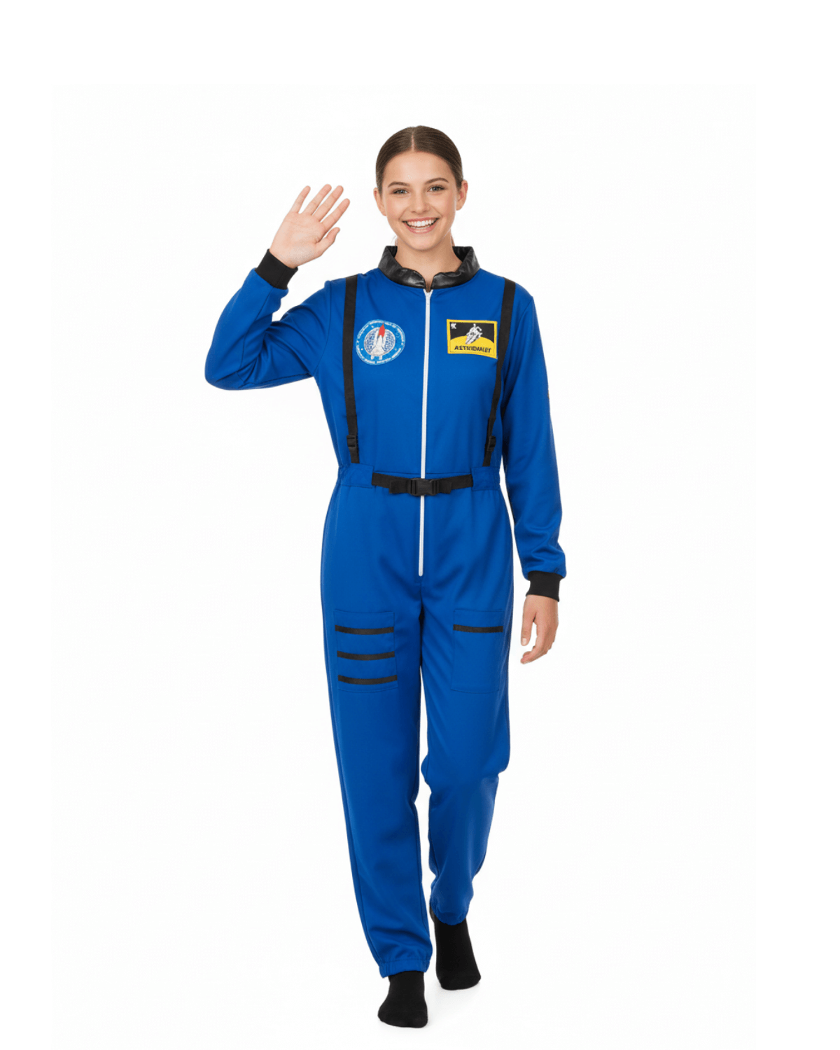Adult Astronaut Costume โ Space Explorer Jumpsuit - Image 2
