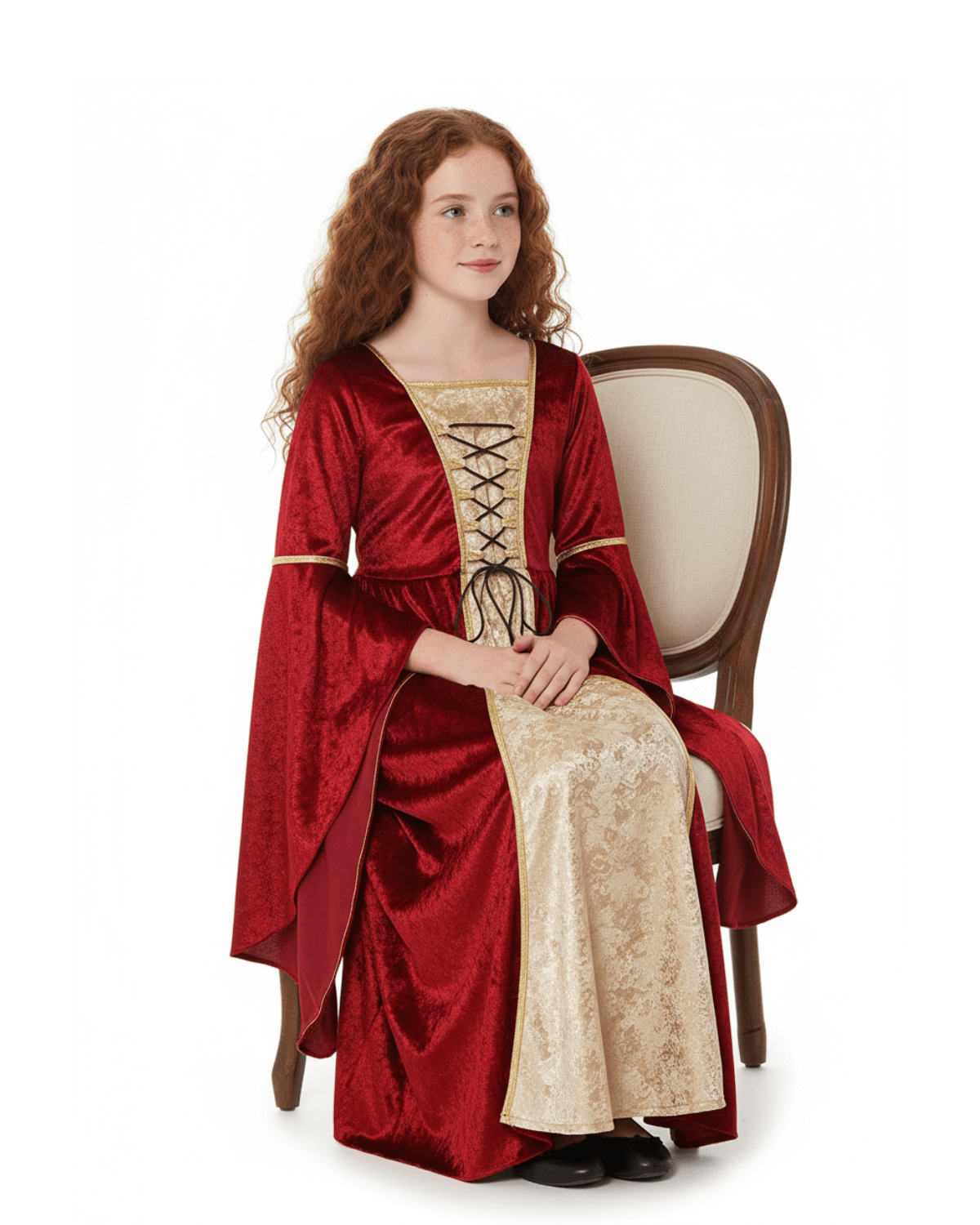 Renaissance Medieval Costume Dress for Women – Royal Style - Image 3