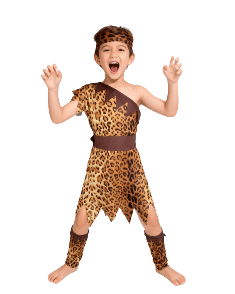 Kids Boys Stone Age Cave Boy