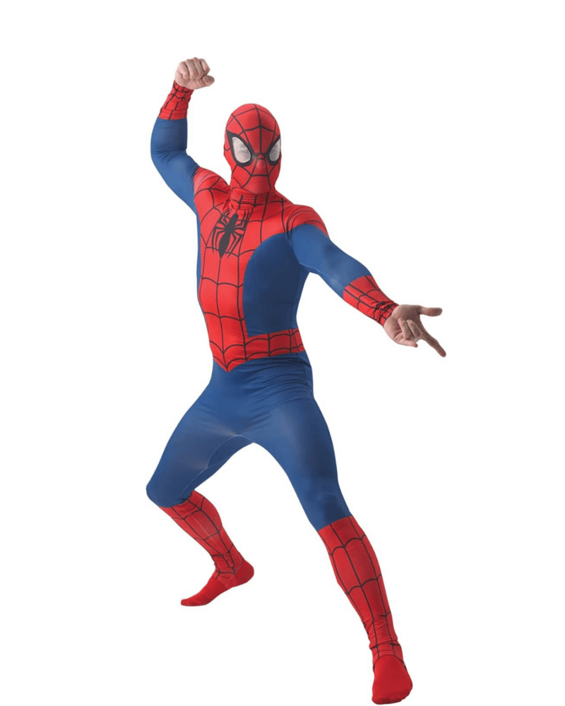 Rubie's Official Spiderman Deluxe, Adult Costume Full Stretch Suit with Mask