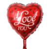 18-Inch Valentine’s Day Heart Foil Balloon Set – “I Love You” Romantic Decoration for Weddings, Proposals & Anniversaries