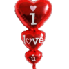 86cm “I Love You” Heart Foil Balloon – Large Red Romantic Decoration for Valentine’s Day, Weddings & Bridal Showers