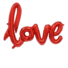 Red Love Letter Foil Balloon 110×64cm – Romantic Valentine’s Day & Wedding Party Decoration