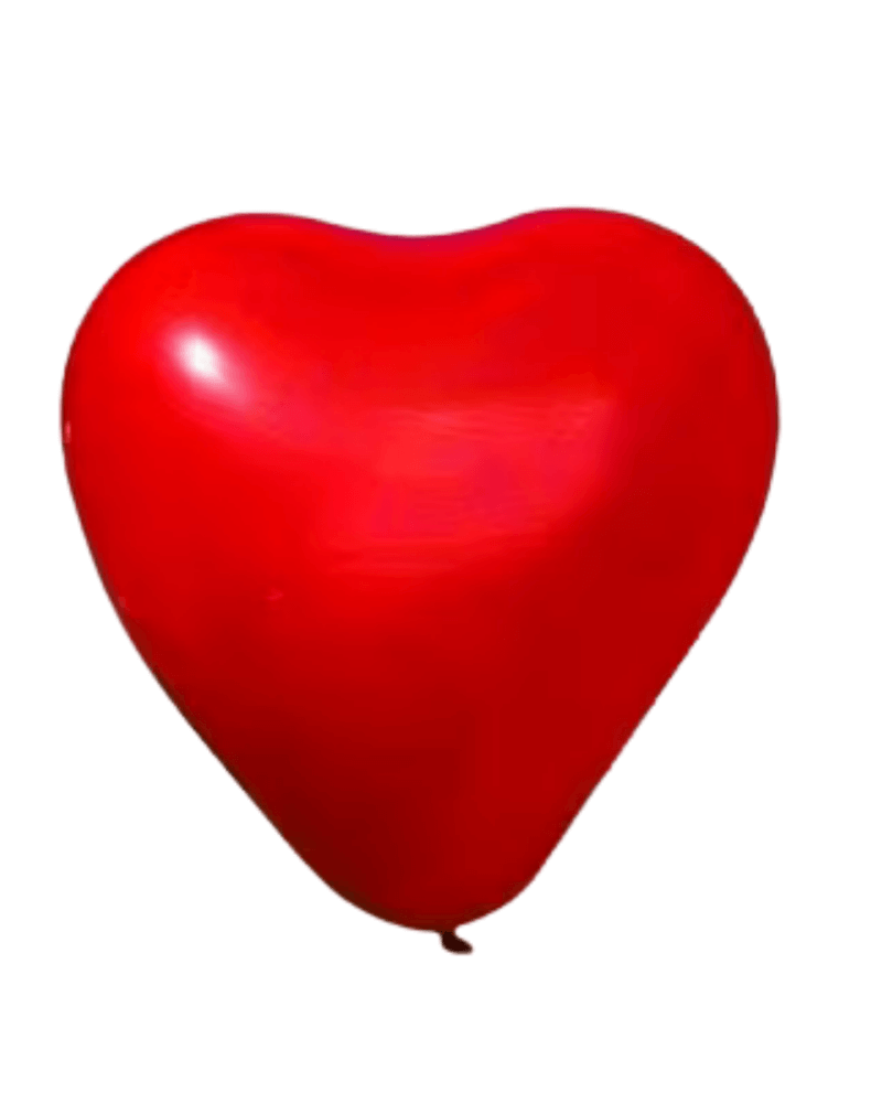 Red Heart-Shaped Foil Balloons – Romantic Party Decorations for Weddings, Valentine’s Day & All Occasions