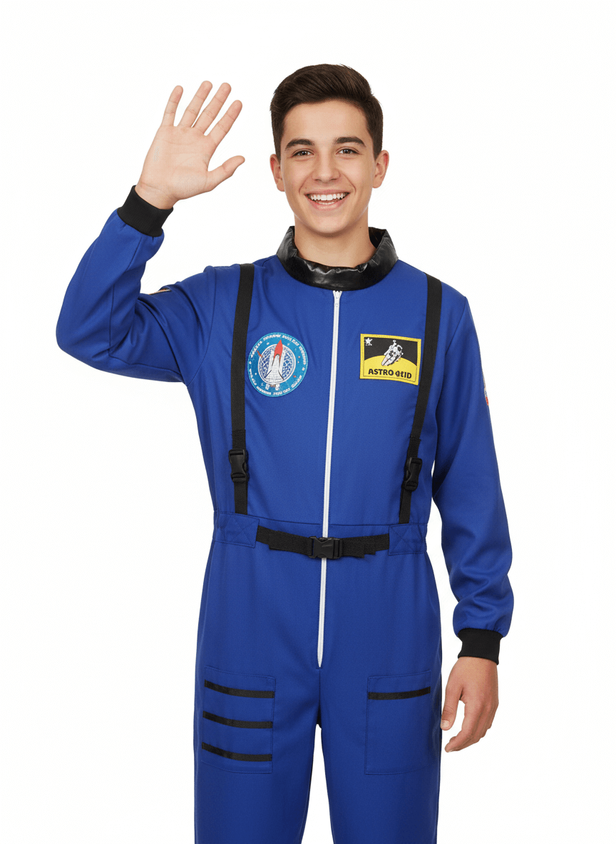 Adult Astronaut Costume โ Space Explorer Jumpsuit - Image 3