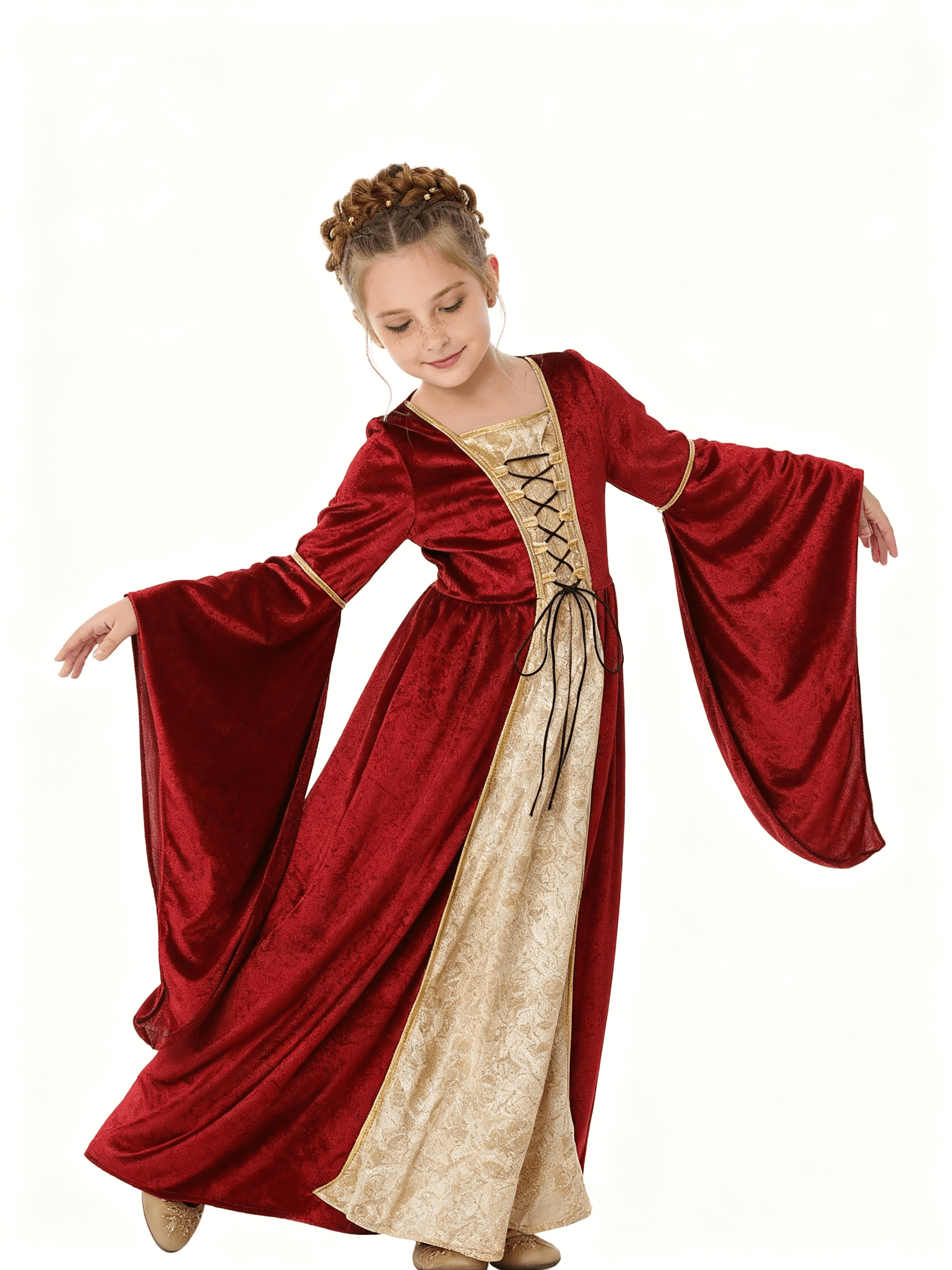 Renaissance Medieval Costume Dress for Women – Royal Style - Image 8