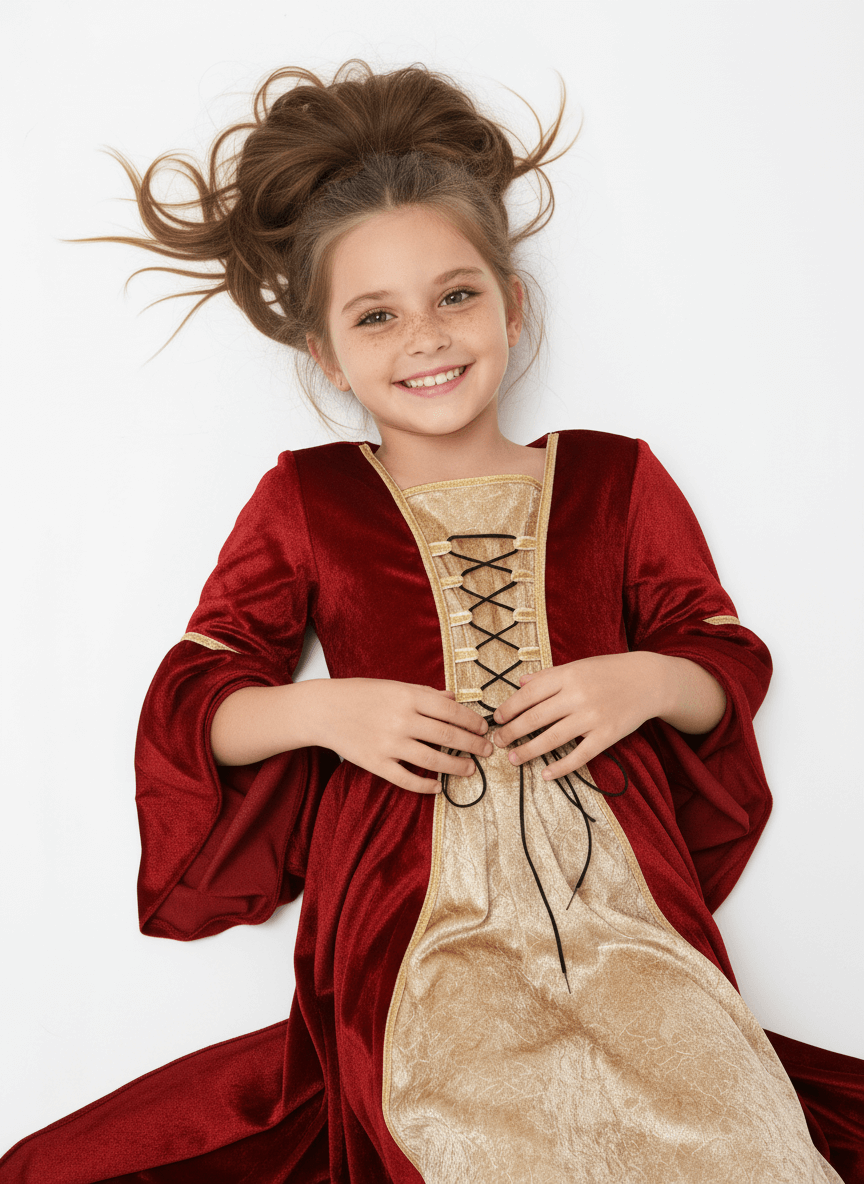 Renaissance Medieval Costume Dress for Women – Royal Style - Image 7