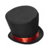 Black Magician Party Hat - Unisex Formal Tuxedo Hat